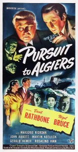 Hamer Prints: PURSUIT TO ALGIERS, Basil Rathbone