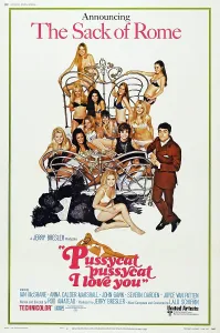 Images Dated 26th February 2014: PUSSYCAT, PUSSYCAT, I LOVE YOU, US poster, Ian McShane (standing right), 1970