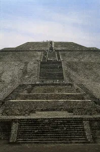 2nd C Prints: Pyramid of the Sun. 2nd c. MEXICO
