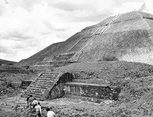 Pyramid Prints: Pyramid of the Sun, in the pre-Aztec city of Teotihuacan in Mexico