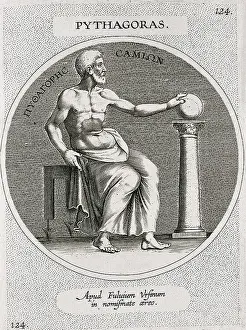 Samos Prints: PYTHAGORAS ( c. 580 BC - c. 500)