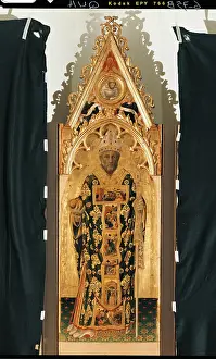 Miter Prints: Quaratesi Polyptych, by Gentile di Niccol known as Gentile da Fabriano