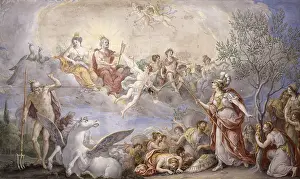 Jupiter Prints: Quarrel Between Athena and Poseidon (Contesa tra Atena e Poseidone)