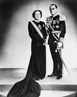 Rs3rn Prints: Queen Juliana of the Netherlands and her consort