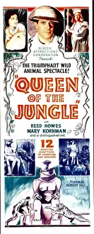 Kornman Prints: QUEEN OF THE JUNGLE, top left: Mary Kornman, top center: Reed Howes, 1935