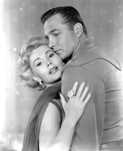 Eric Prints: QUEEN OF OUTER SPACE, from left, Zsa Zsa Gabor, Eric Fleming, 1958