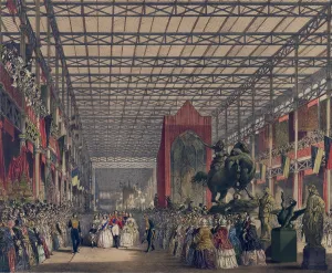 Exhibitions Prints: Queen Victoria with Prince Consort Albert and their two oldest children Albert Edward