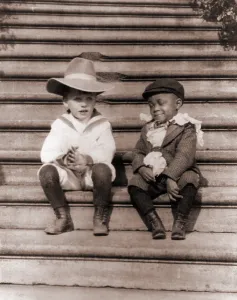 Frances Benjamin Prints: Quentin Roosevelt (1897-1918), with his African American friend