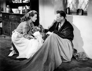 Blanket Prints: THE QUIET MAN, from left, Maureen O'Hara, John Wayne, 1952