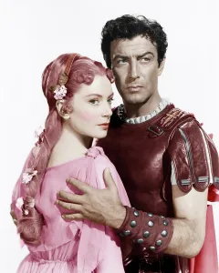 Leather Prints: QUO VADIS, from left: Deborah Kerr, Robert Taylor, 1951