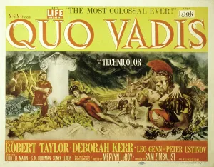 Patricia Prints: QUO VADIS, Peter Ustinov, Patricia Laffan, Deborah Kerr, Robert Taylor, 1951