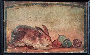 Fruit Prints: Rabbit and Figs, by unknown artist