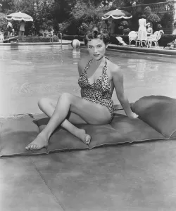 Swimming Pool Prints: THE RACERS, Bella Darvi, 1955. TM & copyright 20th Century Fox Film Corp