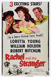 Holden Prints: RACHEL AND THE STRANGER, US poster art