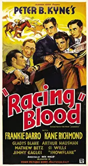 Frankie Prints: RACING BLOOD, second from right: Frankie Darro, 1936