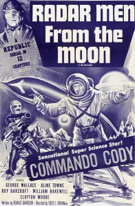 Wallace Prints: RADAR MEN FROM THE MOON, George Wallace on poster art, 1952
