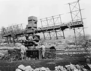 Electronics Prints: Radar set SCR-268, used for controlling anti-aircraft gunfire