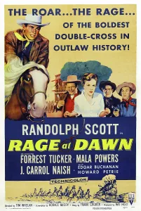 Horseback Prints: RAGE AT DAWN, from left: Randolph Scott