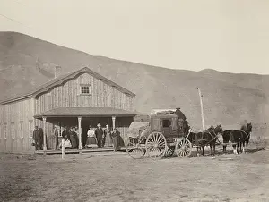 Mountain Prints: The railroad directors and women in city dress
