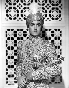 Indian Clothing Prints: THE RAINS CAME, Tyrone Power, 1939