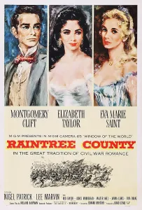 4hp Ec Prints: RAINTREE COUNTY, US poster, from left: Montgomery Clift