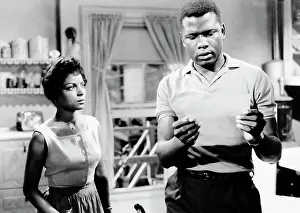 Ruby Prints: A RAISIN IN THE SUN, from left: Ruby Dee, Sidney Poitier, 1961