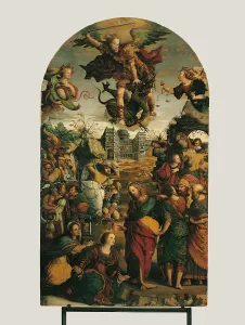 Devil Prints: Raising of Lazarus and Fight between St Michael and the Devil