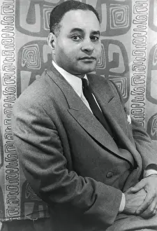 Educators Prints: Ralph Bunche received the 1950 Nobel Peace Prize for the 1949 Armistice ending Arab-Israeli War