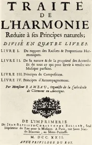 Parisians Prints: Rameau, Jean-Philippe. 'Trait de l'Harmonie' (Treatise on Harmony)