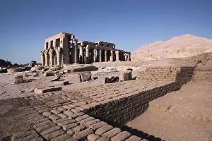 Egyptian Empire Prints: Ramesseum. EGYPT. QUENA. Luxor