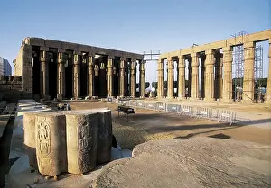 Egyptian Empire Prints: Ramesseum. EGYPT. QUENA. Luxor