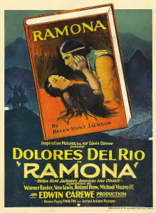 2009 Prints: RAMONA, center, top: Warner Baxter; center, bottom: Dolores Del Rio, 1928