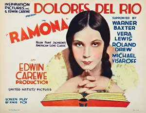 Native American Prints: RAMONA, US lobbycard, Dolores Del Rio, 1928