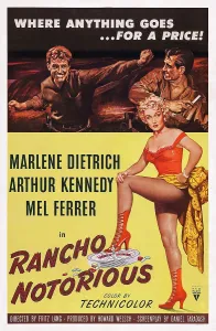 Dietrich Prints: RANCHO NOTORIOUS, US poster art