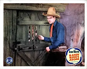 Holster Prints: RANDY RIDES ALONE, John Wayne, 1934