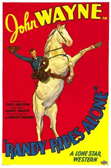 Dsdvd14 Prints: RANDY RIDES ALONE, John Wayne, 1934