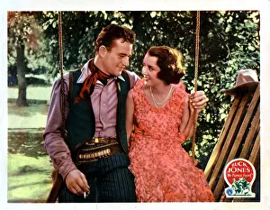 Swing Prints: THE RANGE FEUD, from left, John Wayne, Susan Fleming, 1931