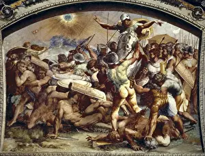 Sanzio Prints: Raphael (1483-1520). Logge. Joshua Stopping the Sun