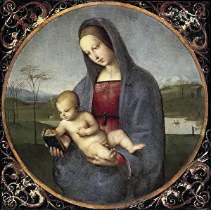 To Look At Prints: Raphael (1483-1520). Madonna Conestabile