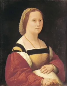 Images Dated 4th September 2008: Raphael (1483-1520). Portrait of Pregnant Woman