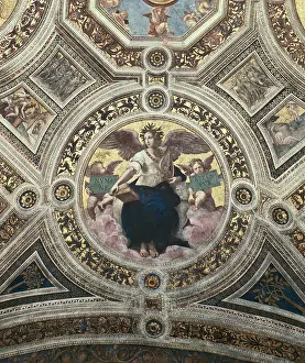 Sanzio Prints: Raphael (1483-1520). Stanza della segnatura ('Room of the Signatura')