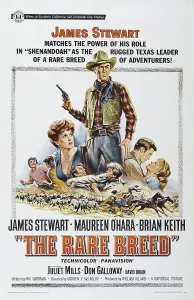 Mills Prints: THE RARE BREED, US poster, from left: Maureen O'Hara