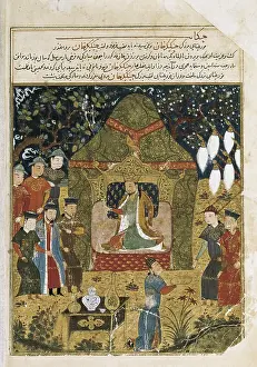 Banquet Prints: RASHID AL-DIN (1247 - 1318). Compendium of Chronicles (Jami al-tawarikh)