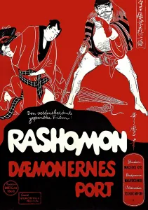 RASHOMON, (Danish poster art), 1950