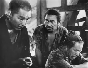Shimura Prints: RASHOMON, from left: Minoru Chiaki, Kichijiro Ueda, Takeshi Shimura, 1950