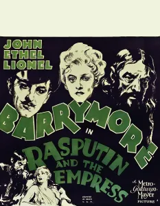 4hp Ec Prints: RASPUTIN AND THE EMPRESS, top from left: John Barrymore