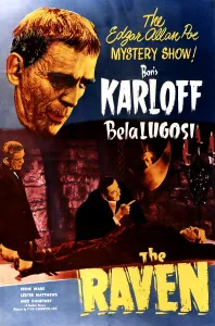 Horror Movies Prints: THE RAVEN, top left: Boris Karloff