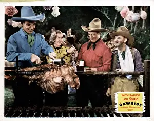Evalyn Prints: RAWHIDE, from left, Smith Ballew