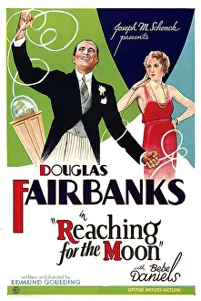 Machine Prints: REACHING FOR THE MOON, from left: Douglas Fairbanks, Bebe Daniels, 1930