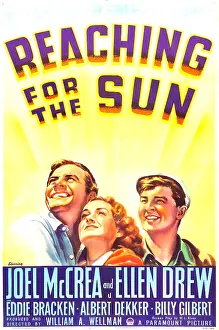 Drew Prints: REACHING FOR THE SUN, US poster, from left: Joel McCrea, Ellen Drew, Eddie Bracken, 1941